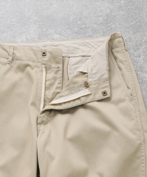 ★極美品 nanamica ワイドテーパードチノ SUCF913 ベージュ 30 nanamica (ナナミカ) Wide Chino Pants / ワイドチノパンツ