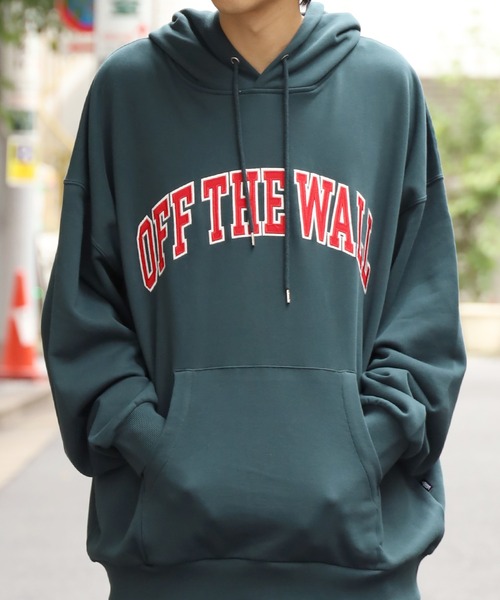 VANS（バンズ）の「VANS/ヴァンズ M OTW Logo Big H SWT パーカー アーチロゴ フーディー（パーカー・メンズ・アッシュ/ネイビー/グリーン・M/XL/L）」の19枚目の写真