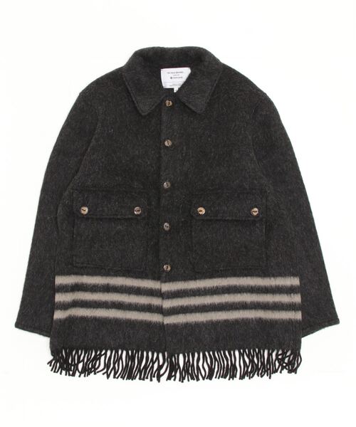 Snow Peak(スノーピーク)の「Fringe Blanket Jacket(その他アウター・メンズ・ブラウン/グレー・LARGE/MEDIUM/SMALL)」の2枚目の写真