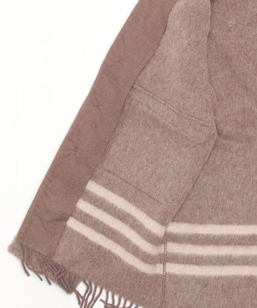 Snow Peak(スノーピーク)の「Fringe Blanket Jacket(その他アウター・メンズ・ブラウン/グレー・LARGE/MEDIUM/SMALL)」の4枚目の写真