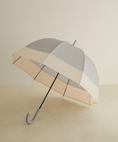 SALON adam et rope'（サロン アダム エ ロペ）の「【SALONオリジナル】ベルドームアンブレラ（ツートンカラー）（長傘・レディース・グレー/ベージュ・FREE）」の20枚目の写真