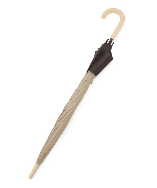 SALON adam et rope'（サロン アダム エ ロペ）の「【SALONオリジナル】ベルドームアンブレラ（ツートンカラー）（長傘・レディース・グレー/ベージュ・FREE）」の14枚目の写真