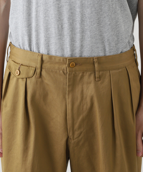JOURNAL STANDARD J.S HOMESTEAD(ジャーナルスタンダードホームステッド)の「【J.S.Homestead】ヘビーウェポン 2タック オフィサー クロップドパンツ1(チノパンツ・メンズ・アイボリー/ベージュ/ネイビー/キャメル・MEDIUM/SMALL/LARGE)」の13枚目の写真
