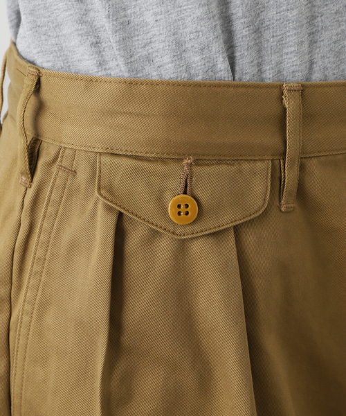 JOURNAL STANDARD J.S HOMESTEAD(ジャーナルスタンダードホームステッド)の「【J.S.Homestead】ヘビーウェポン 2タック オフィサー クロップドパンツ1(チノパンツ・メンズ・アイボリー/ベージュ/ネイビー/キャメル・MEDIUM/SMALL/LARGE)」の17枚目の写真