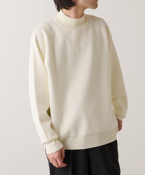 Lui's（ルイス）の「ウォッシャブル14G接結編みニット（ニット/セーター・メンズ・ホワイト/ブラック/オレンジ/ブルー・S/M）」の15枚目の写真