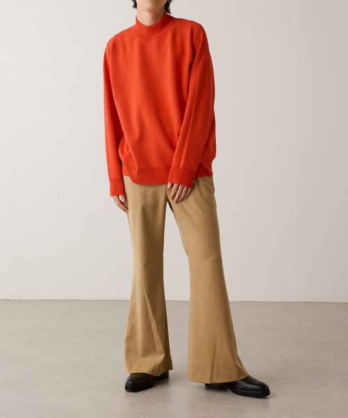 Lui's（ルイス）の「ウォッシャブル14G接結編みニット（ニット/セーター・メンズ・ホワイト/ブラック/オレンジ/ブルー・S/M）」の21枚目の写真