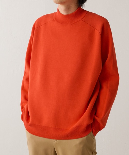 Lui's（ルイス）の「ウォッシャブル14G接結編みニット（ニット/セーター・メンズ・ホワイト/ブラック/オレンジ/ブルー・S/M）」の20枚目の写真