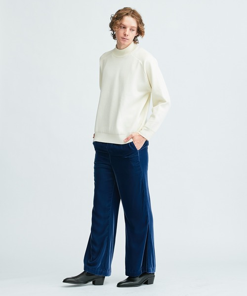 Lui's（ルイス）の「ウォッシャブル14G接結編みニット（ニット/セーター・メンズ・ホワイト/ブラック/オレンジ/ブルー・S/M）」の10枚目の写真