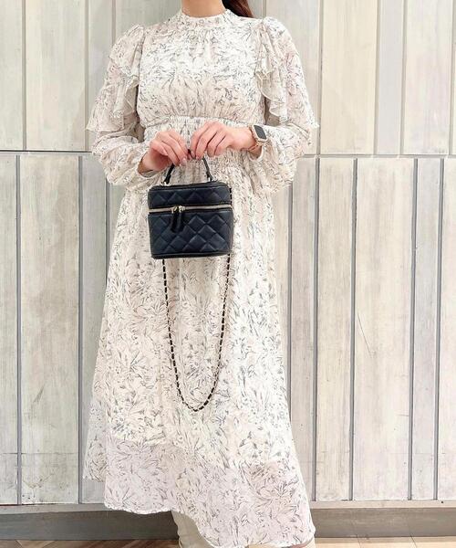 INGNI(イング)の「バニティショルダーBAG(ハンドバッグ・レディース・ブラック/オフホワイト/ベージュ・ONE SIZE)」の9枚目の写真