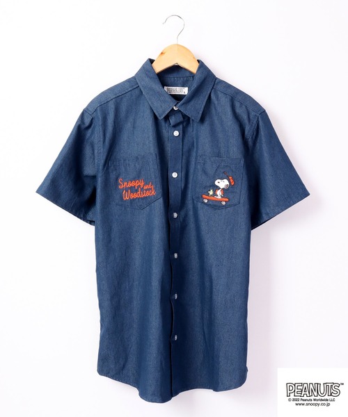 PEANUTS（ピーナッツ）の「PEANUTS スヌーピー デニムシャツ（シャツ