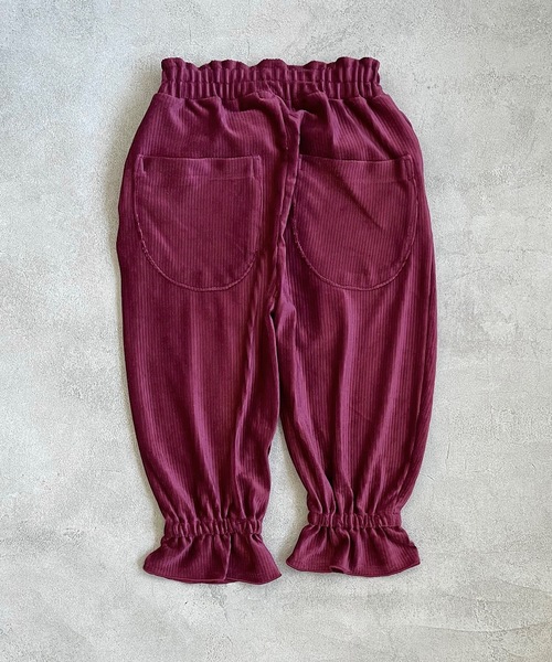 CALMIA（カルミア）の「ニットコールキャンディーパンツ（90～150cm）（その他パンツ・キッズ・チャコール/ワインレッド/ライトブルー・90/100/110/120/130/140/150）」の6枚目の写真