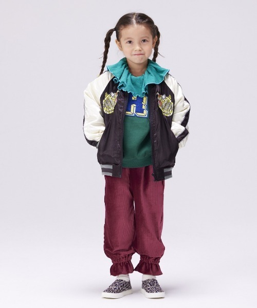 CALMIA（カルミア）の「ニットコールキャンディーパンツ（90～150cm）（その他パンツ・キッズ・チャコール/ワインレッド/ライトブルー・90/100/110/120/130/140/150）」の10枚目の写真