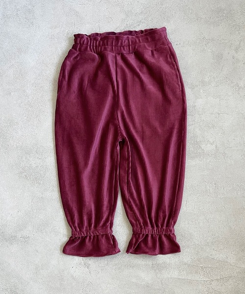 CALMIA（カルミア）の「ニットコールキャンディーパンツ（90～150cm）（その他パンツ・キッズ・チャコール/ワインレッド/ライトブルー・90/100/110/120/130/140/150）」の12枚目の写真
