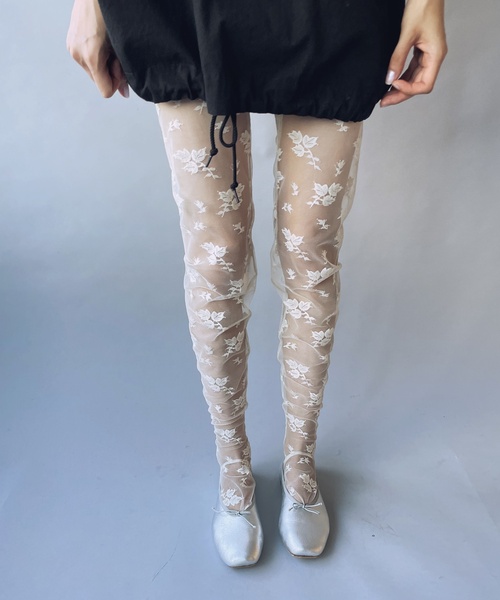 定価3.3万　EDIT. FOR LULU ユハンワン　レースレギンス EDIT. FOR LULU（エディットフォールル） パンツ 「YUHAN WANG/ユハン