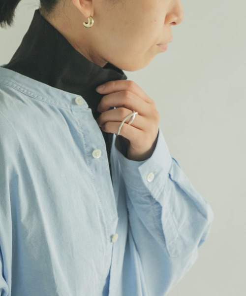 FORK&SPOON(フォークアンドスプーン)の「FORK&SPOON タートルネックカットソー(Tシャツ/カットソー・レディース・オフホワイト/ブラック/ブラック系その他・1)」の1枚目の写真