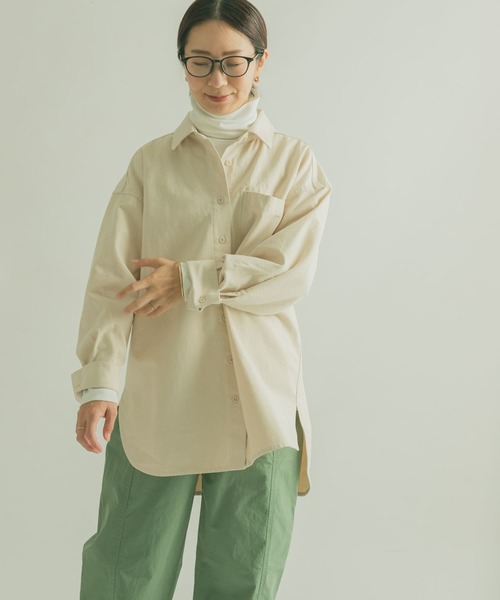 FORK&SPOON(フォークアンドスプーン)の「FORK&SPOON タートルネックカットソー(Tシャツ/カットソー・レディース・オフホワイト/ブラック/ブラック系その他・1)」の10枚目の写真