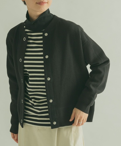 FORK&SPOON(フォークアンドスプーン)の「FORK&SPOON タートルネックカットソー(Tシャツ/カットソー・レディース・オフホワイト/ブラック/ブラック系その他・1)」の21枚目の写真