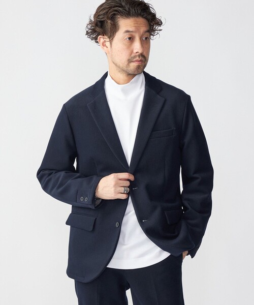 SHIPS（シップス）の「SHIPS: プラチナム コットン ハイネック プルオーバー (ロンT)（Tシャツ/カットソー・メンズ・ホワイト/ネイビー/ブラウン・SMALL/MEDIUM/LARGE/X-LARGE）」の8枚目の写真