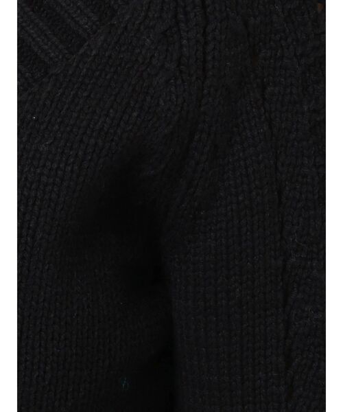 RESEXXY（リゼクシー）の「Vネッククロップドニット【セットアップ着用可能】（ニット/セーター・レディース・ブラック/ブルー/アイボリー・FREE）」の20枚目の写真