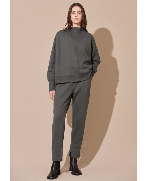 ALEXIA STAM（アリシアスタン）の「High Neck Step Hem Sweatshirt /ハイネックステップヘムスウェットシャツ（スウェット・レディース・オフホワイト/チャコールグレー/ベージュ・FREE）」の13枚目の写真