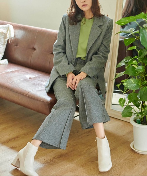 FREE'S MART（フリーズマート）の「【Sシリーズ対応】◆起毛テーラードジャケット（テーラードジャケット・レディース・ブラック系その他/ベージュ/ブラウン系その他/イエロー・X-SMALL/SMALL/MEDIUM）」の6枚目の写真