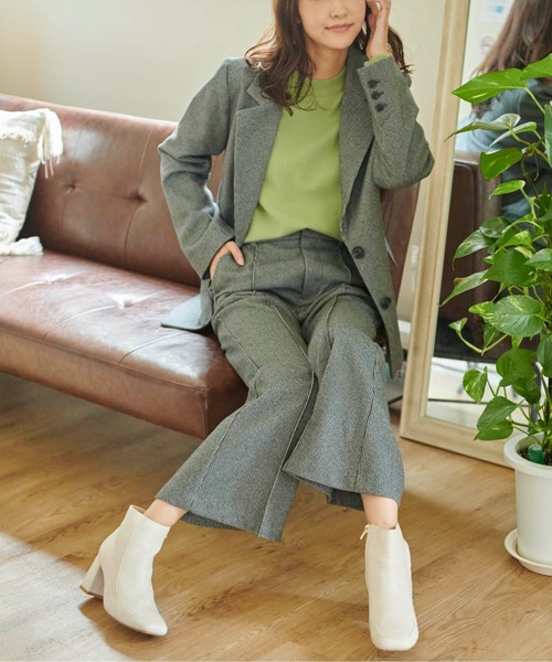 FREE'S MART（フリーズマート）の「【Sシリーズ対応】◆起毛テーラードジャケット（テーラードジャケット・レディース・ブラック系その他/ベージュ/ブラウン系その他/イエロー・X-SMALL/SMALL/MEDIUM）」の14枚目の写真