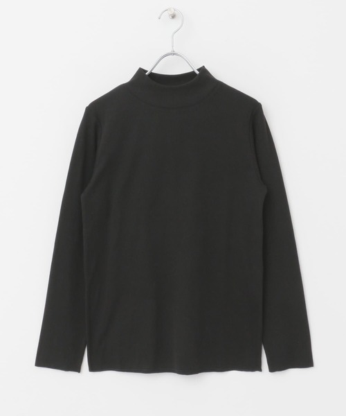 URBAN RESEARCH DOORS（アーバンリサーチドアーズ）の「『UR TECH』テレコハイネックTシャツ（Tシャツ/カットソー・レディース・ブラック/オフホワイト/ライトグレー・MEDIUM）」の17枚目の写真