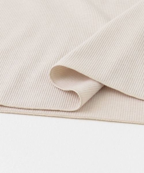 URBAN RESEARCH DOORS（アーバンリサーチドアーズ）の「『UR TECH』テレコハイネックTシャツ（Tシャツ/カットソー・レディース・ブラック/オフホワイト/ライトグレー・MEDIUM）」の20枚目の写真