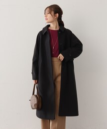 DRESKIP | ◆【思わず見惚れる】フェイクウール ステンカラーコート(ステンカラーコート)