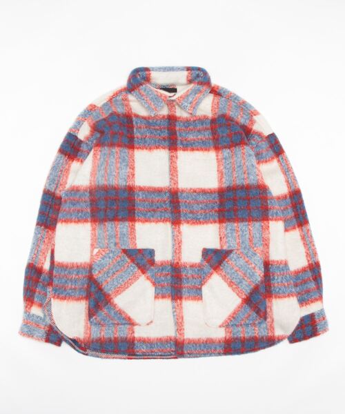 WHITELAND（ホワイトランド）の「[LAB限定]WHITELAND/ホワイトランド/ＰＬＷＬ　ウール　チェックシャツ（その他アウター・メンズ・グリーン/ホワイト・L/M）」の10枚目の写真