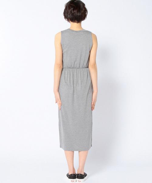 Another Edition（アナザーエディション）の「ノースリーブマキシワンピース/AEBC NSL MAXI OP（ワンピース・レディース・ブラック/グレー/ライトグレー/オリーブ・フリー）」の5枚目の写真