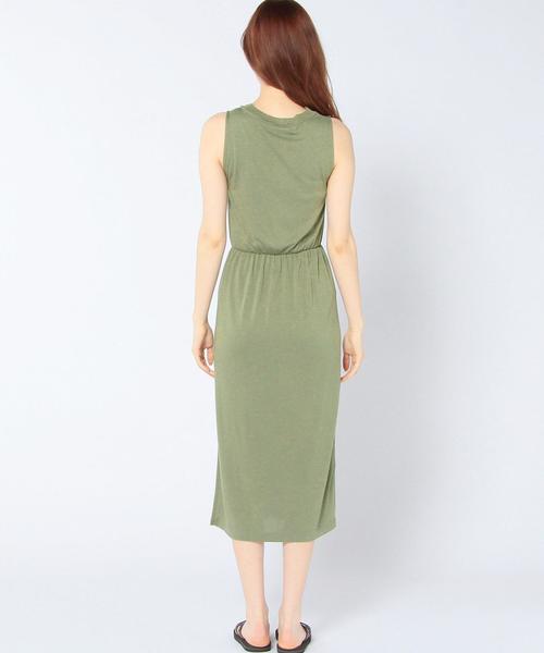 Another Edition（アナザーエディション）の「ノースリーブマキシワンピース/AEBC NSL MAXI OP（ワンピース・レディース・ブラック/グレー/ライトグレー/オリーブ・フリー）」の21枚目の写真