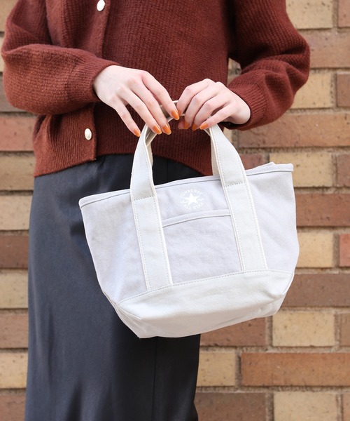 CONVERSE(コンバース)の「【CONVERSE】コンバースキャンバストートバッグ S ランチトート 17917200(トートバッグ・レディース・ホワイト/グレー/ブラック/ネイビー/ライトブラウン/ホワイト×ブラック/ホワイト×ネイビー・FREE)」の20枚目の写真