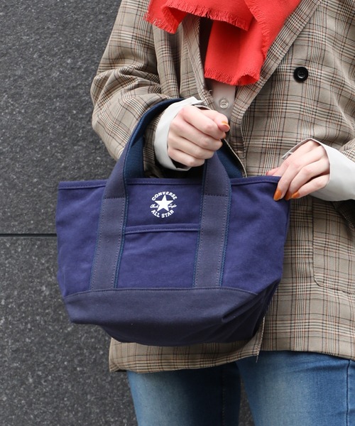 CONVERSE(コンバース)の「【CONVERSE】コンバースキャンバストートバッグ S ランチトート 17917200(トートバッグ・レディース・ホワイト/グレー/ブラック/ネイビー/ライトブラウン/ホワイト×ブラック/ホワイト×ネイビー・FREE)」の14枚目の写真