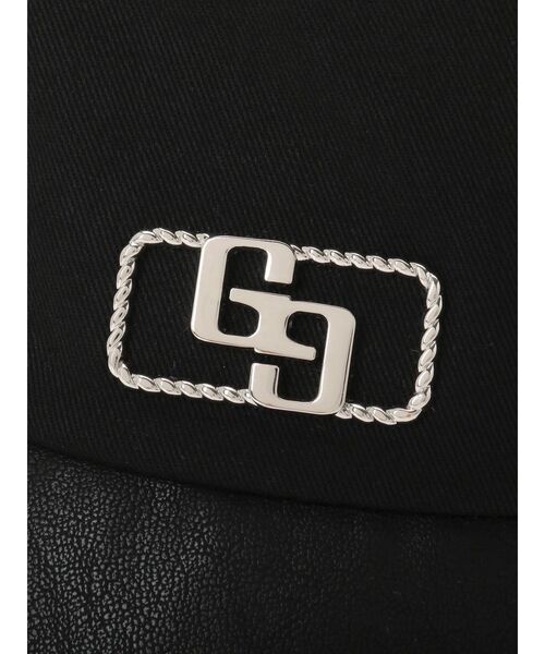 GYDA(ジェイダ)の「GG plate mix material バケットハット(ハット・レディース・オフホワイト/ブラック・FREE)」の8枚目の写真