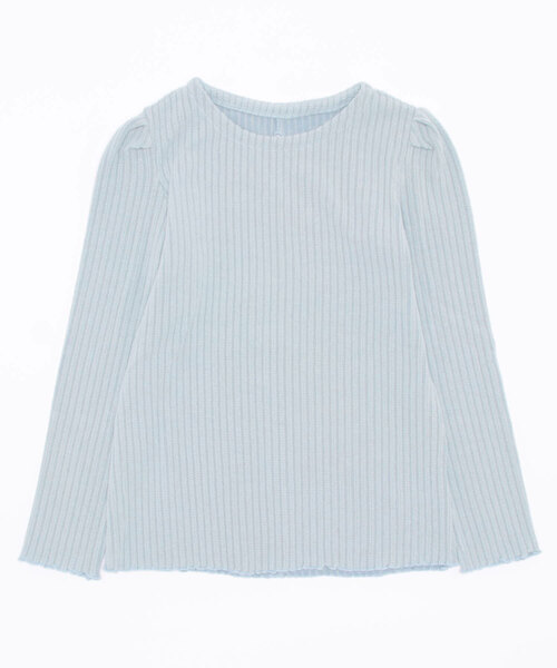 JUMELLE(ジュメロ)の「【パフショルダー】バックサークルトップ(ニット/セーター・レディース・ブラック/ブルー・FREE)」の12枚目の写真