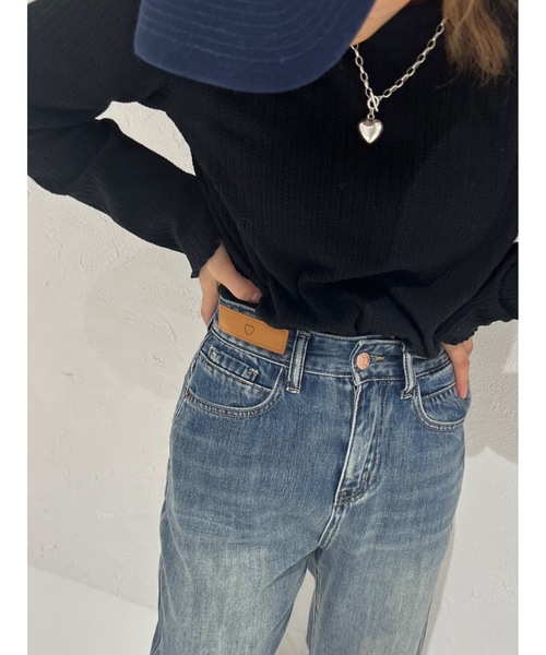 JUMELLE(ジュメロ)の「【パフショルダー】バックサークルトップ(ニット/セーター・レディース・ブラック/ブルー・FREE)」の15枚目の写真