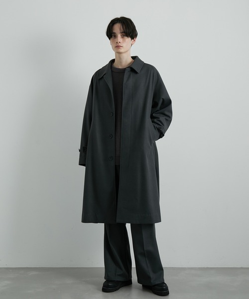 JUNRED(ジュンレッド)の「ウーリーカットツイルワイドフレアパンツ(スラックス・メンズ・チャコールグレー/ブラック/ダークブラウン/ホワイト系その他・S/M/L)」の17枚目の写真
