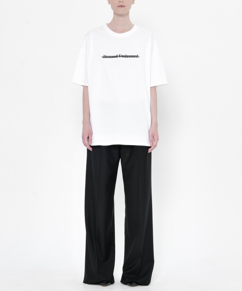 DRESSEDUNDRESSED（ドレスドアンドレスド）の「Error Logo Embroidered Oversized T-Shirt #1（Tシャツ/カットソー・メンズ・ホワイト/ブラック・2/3/1）」の7枚目の写真