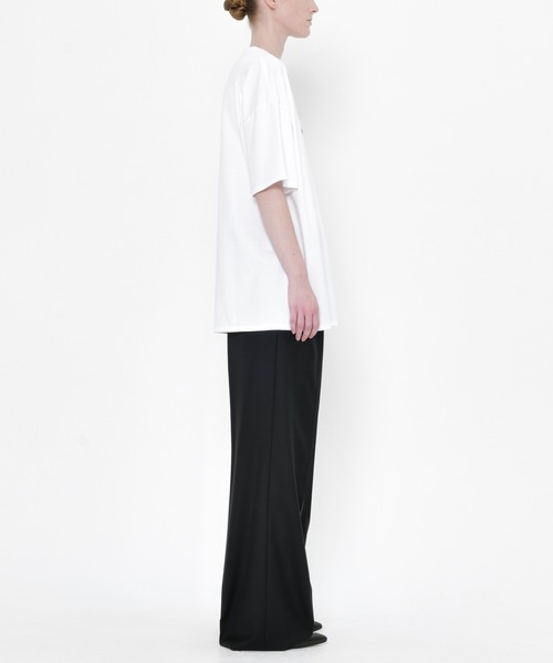 DRESSEDUNDRESSED（ドレスドアンドレスド）の「Error Logo Embroidered Oversized T-Shirt #1（Tシャツ/カットソー・メンズ・ホワイト/ブラック・2/3/1）」の8枚目の写真