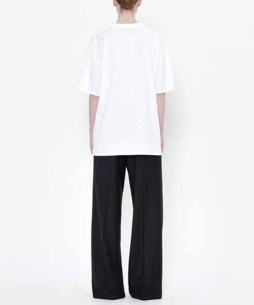 DRESSEDUNDRESSED（ドレスドアンドレスド）の「Error Logo Embroidered Oversized T-Shirt #1（Tシャツ/カットソー・メンズ・ホワイト/ブラック・2/3/1）」の9枚目の写真