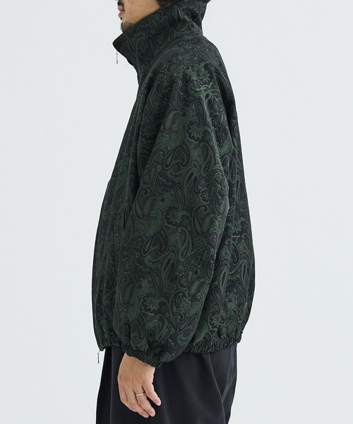 superNova.(スーパーノヴァ)の「【superNova.】STUDIOUS別注 Track jacket - Paisely Jacquard(ブルゾン・メンズ・ネイビー/グリーン・S/M)」の5枚目の写真