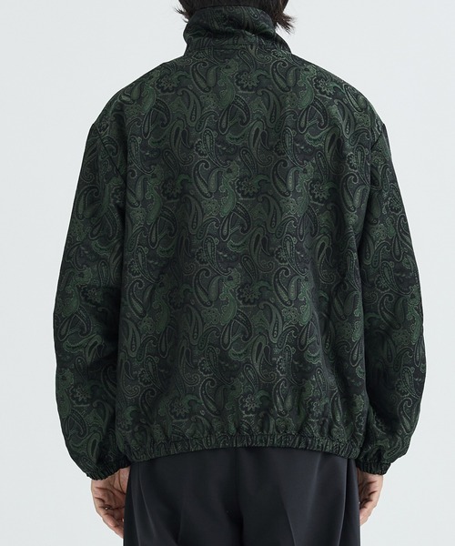 superNova.(スーパーノヴァ)の「【superNova.】STUDIOUS別注 Track jacket - Paisely Jacquard(ブルゾン・メンズ・ネイビー/グリーン・S/M)」の6枚目の写真