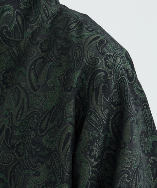 superNova.(スーパーノヴァ)の「【superNova.】STUDIOUS別注 Track jacket - Paisely Jacquard(ブルゾン・メンズ・ネイビー/グリーン・S/M)」の8枚目の写真