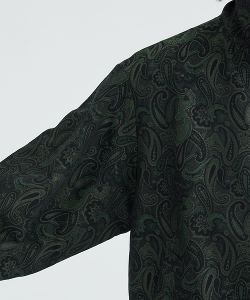 superNova.(スーパーノヴァ)の「【superNova.】STUDIOUS別注 Track jacket - Paisely Jacquard(ブルゾン・メンズ・ネイビー/グリーン・S/M)」の11枚目の写真