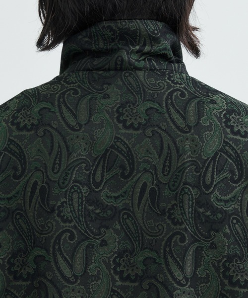 superNova.(スーパーノヴァ)の「【superNova.】STUDIOUS別注 Track jacket - Paisely Jacquard(ブルゾン・メンズ・ネイビー/グリーン・S/M)」の12枚目の写真