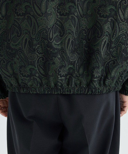 superNova.(スーパーノヴァ)の「【superNova.】STUDIOUS別注 Track jacket - Paisely Jacquard(ブルゾン・メンズ・ネイビー/グリーン・S/M)」の13枚目の写真