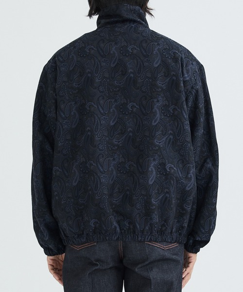 superNova.(スーパーノヴァ)の「【superNova.】STUDIOUS別注 Track jacket - Paisely Jacquard(ブルゾン・メンズ・ネイビー/グリーン・S/M)」の18枚目の写真