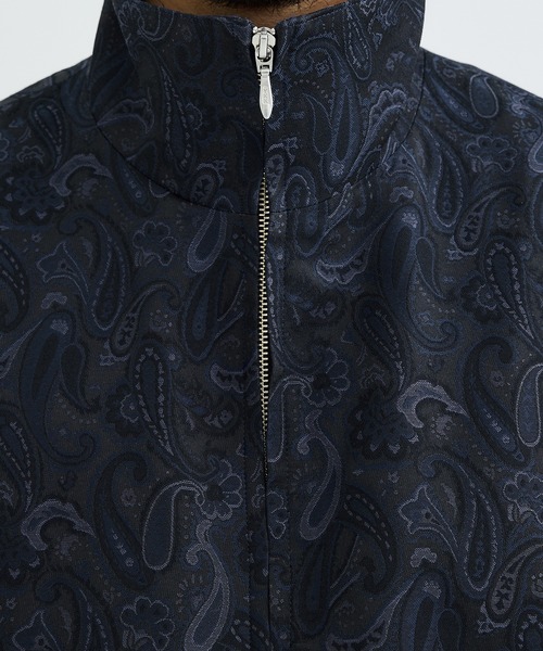 superNova.(スーパーノヴァ)の「【superNova.】STUDIOUS別注 Track jacket - Paisely Jacquard(ブルゾン・メンズ・ネイビー/グリーン・S/M)」の19枚目の写真