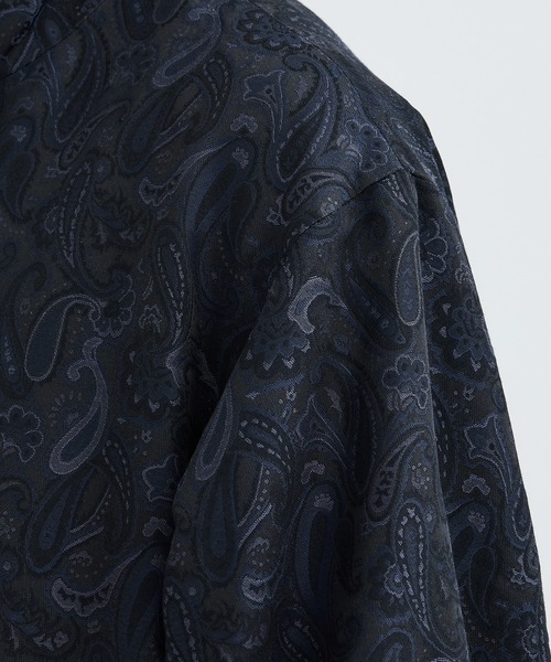 superNova.(スーパーノヴァ)の「【superNova.】STUDIOUS別注 Track jacket - Paisely Jacquard(ブルゾン・メンズ・ネイビー/グリーン・S/M)」の20枚目の写真